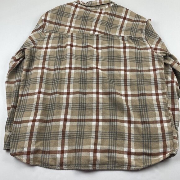 Hurley Flannel Shirt Mens XL Outdoor Utility Pocket Button Up Plaid Long Sleeve - Picture 3 of 10
